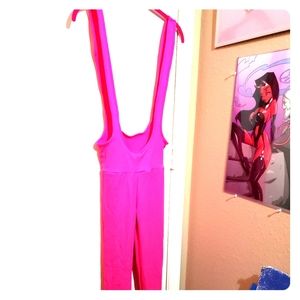 Pink Legging Overalls